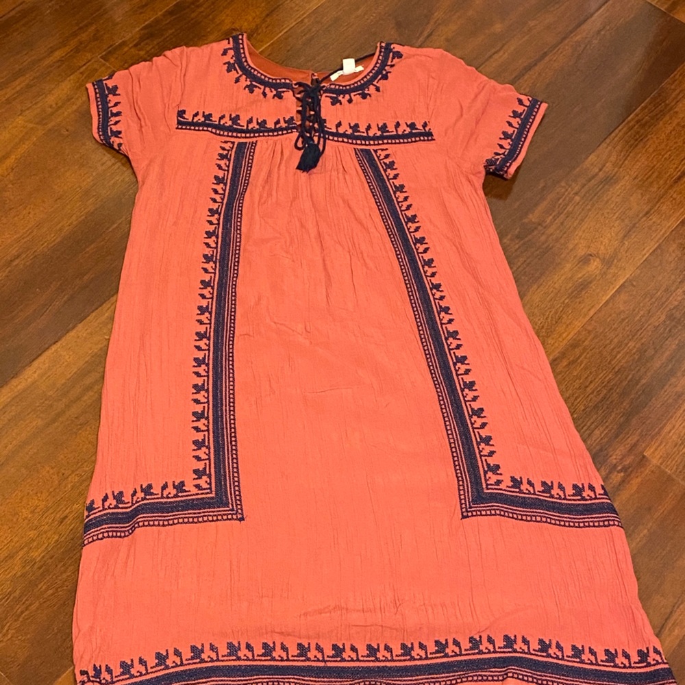 Orange Babydoll Dress